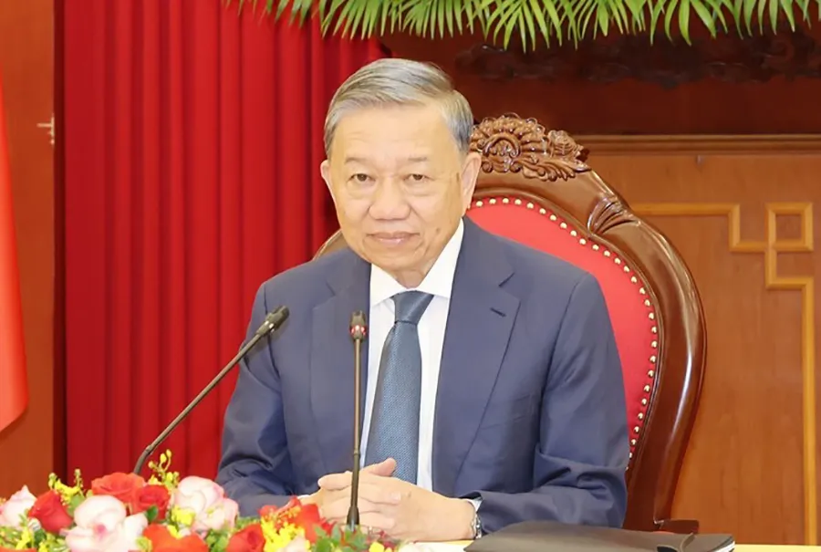 Tổng Bí thư, Chủ tịch nước Tô Lâm tại cuộc điện đàm với Tổng thống Liên bang Nga Vladimir Putin. Ảnh: TTXVN Tổng Bí thư, Chủ tịch nước Tô Lâm điện đàm với Tổng thống Nga Putin
