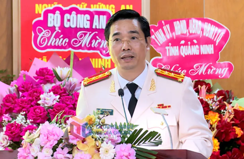 Đại tá Trần Văn Phúc, Giám đốc Công an tỉnh Thái Bình, được điều động đến nhận công tác và giữ chức Giám đốc Công an tỉnh Quảng Ninh. Ảnh: Cổng TTĐT Quảng Ninh Giam-doc-Cong-an-tinh-Quang-Ninh-1723452123067.jpg