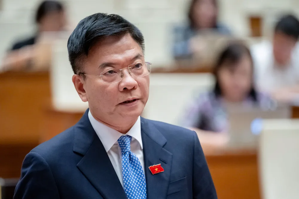 Phó Thủ tướng, Bộ trưởng Bộ Tư pháp Lê Thành Long. Ảnh: QH Phó Thủ tướng Lê Thành Long: 'Có biểu hiện' của lợi ích nhóm trong xây dựng pháp luật...