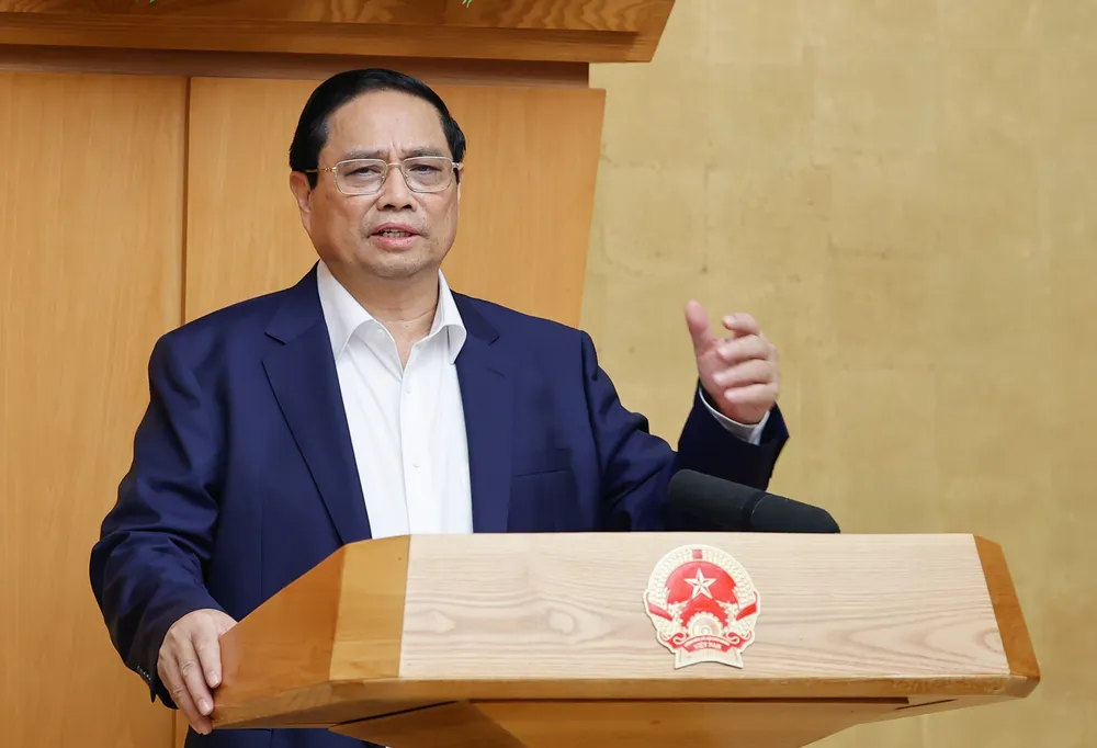Thủ tướng Phạm Minh Chính có công điện chỉ đạo các cơ quan liên quan kịp thời chấn chỉnh công tác đấu giá quyền sử dụng đất. Ảnh: VGP Thủ tướng có chỉ đạo nóng về đấu giá đất nhằm ngăn trục lợi, nhiễu loạn thị trường