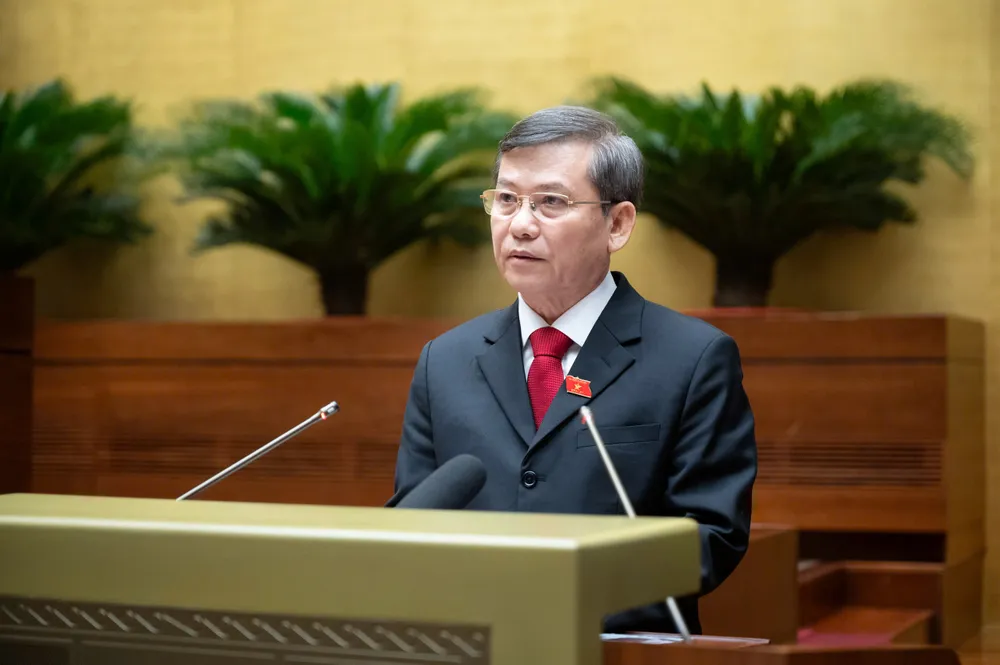 Tân Chánh án TAND Tối cao Lê Minh Trí. Ảnh: PHẠM THẮNG tan-chanh-an-tand-toi-cao-le-minh-tri.jpg