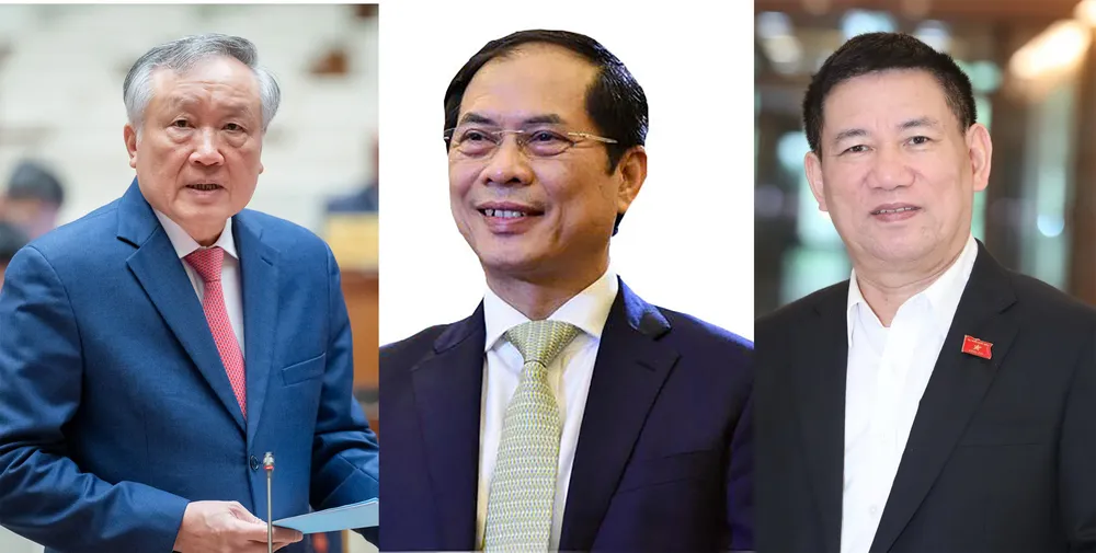 Quốc hội ban hành nghị quyết phê chuẩn đề nghị của Thủ tướng Chính phủ về việc bổ nhiệm Phó Thủ tướng Chính phủ nhiệm kỳ 2021-2026 đối với các ông: Nguyễn Hòa Bình, Hồ Đức Phớc và Bùi Thanh Sơn. Công bố 12 Nghị quyết của Quốc hội về công tác nhân sự
