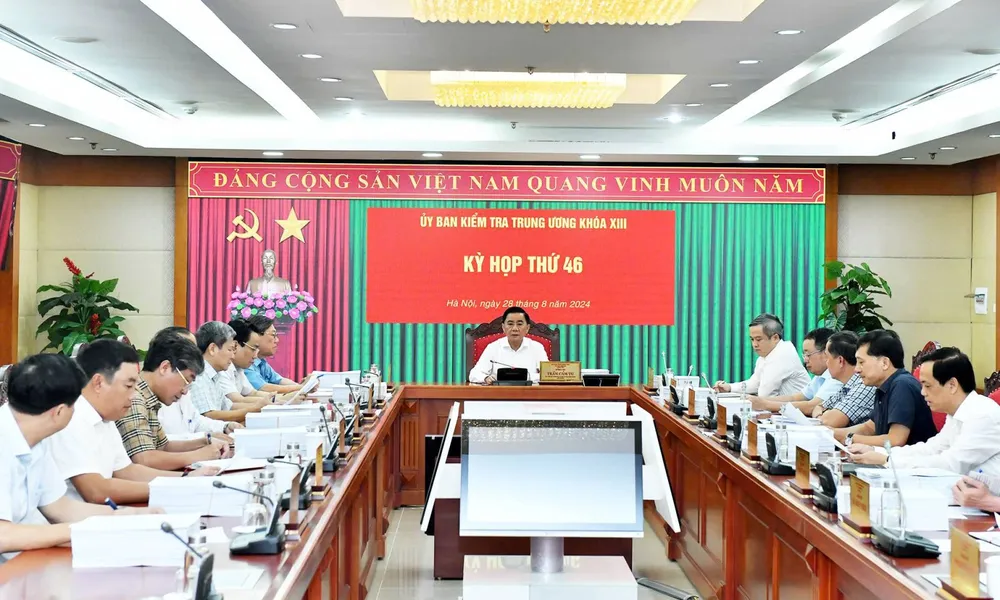 Quang cảnh kỳ họp. Ảnh: UBKT TW UBKT Trung ương kỷ luật, đề nghị kỷ luật cán bộ của 4 tỉnh, thành