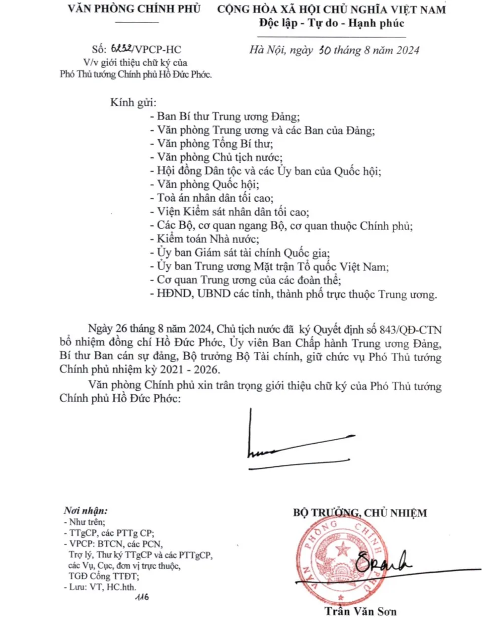 Văn bản giới thiệu chữ ký của Phó Thủ tướng Hồ Đức Phớc. gioi-thieu-chu-ky-cua-3-tan-pho-thu-tuong-1.png