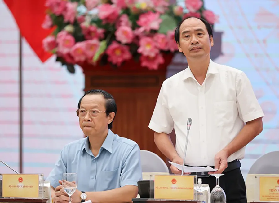 Thứ trưởng Bộ LĐTB&XH Nguyễn Văn Hồi thông tin về vụ việc Mái ấm Hoa Hồng, quận 12, TP.HCM. Ảnh: NHẬT BẮC Thứ trưởng Bộ LĐTB&XH thông tin về vụ việc Mái ấm Hoa Hồng
