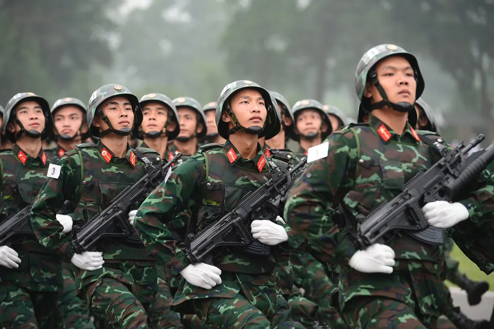 Bộ Quốc phòng quyết định không tổ chức diễu binh, diễu hành trong Lễ kỷ niệm 80 năm Ngày thành lập Quân đội Nhân dân Việt Nam và 35 năm Ngày hội Quốc phòng Toàn dân. Ảnh: NGUYỄN VỮNG Không diễu binh, diễu hành trong Lễ kỷ niệm 80 năm Ngày thành lập Quân đội Nhân dân Việt Nam