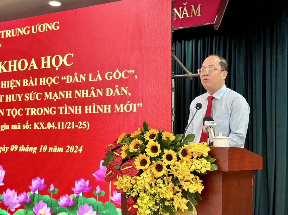 Phát huy bài học 'dân là gốc' trong tình hình mới