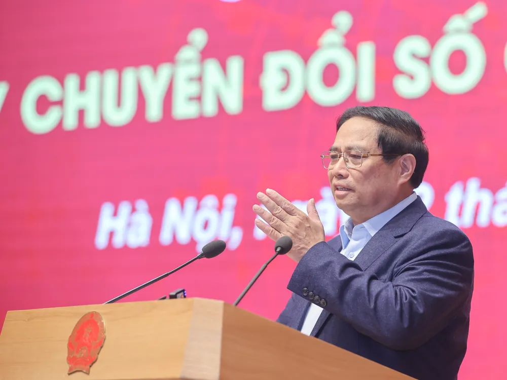 'Phải nói thật, làm thật, hiệu quả thật để người dân, doanh nghiệp hưởng thụ thật' thủ tướng phạm minh chính