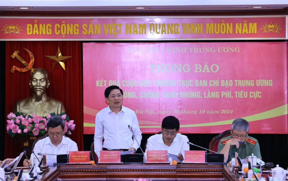 Ban Chỉ đạo Trung ương PCTNTC thêm nhiệm vụ chống lãng phí