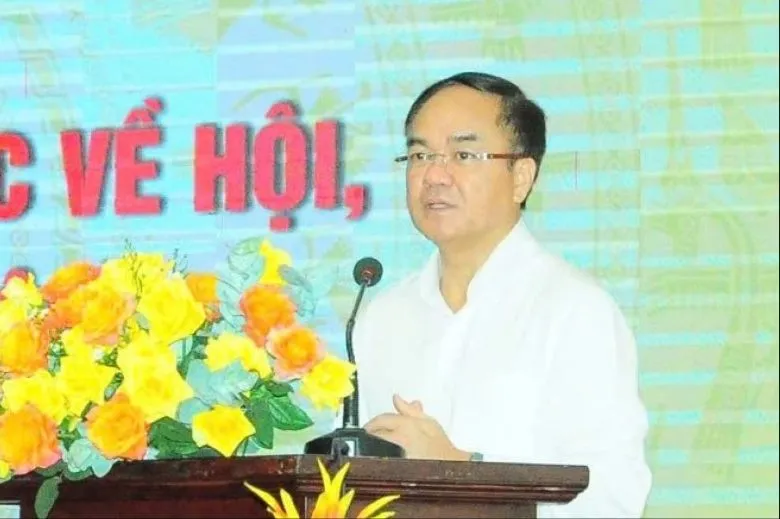 Thứ trưởng Bộ Nội vụ Vũ Chiến Thắng phát biểu tại hội nghị. Ảnh: CK Bộ Nội vụ triển khai nghị định về tổ chức, hoạt động và quản lý hội vừa có hiệu lực