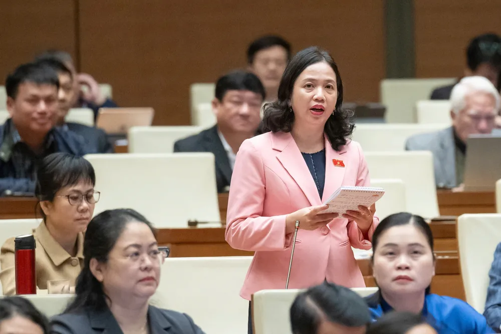 Đại biểu Điểu Huỳnh Sang (Bình Phước). Ảnh: QH Đại biểu: ‘Tiền đã đóng vào giờ không cho họ hưởng, đó là điều bất hợp lý’ trợ cấp thất nghiệp