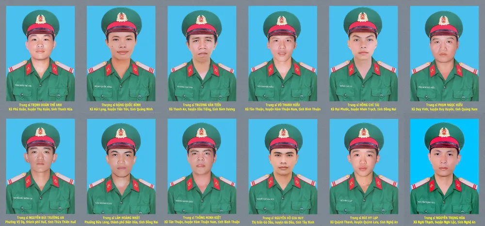 Chủ tịch nước ký truy tặng Huân chương Bảo vệ Tổ quốc cho 12 liệt sỹ hy sinh tại Quân khu 7