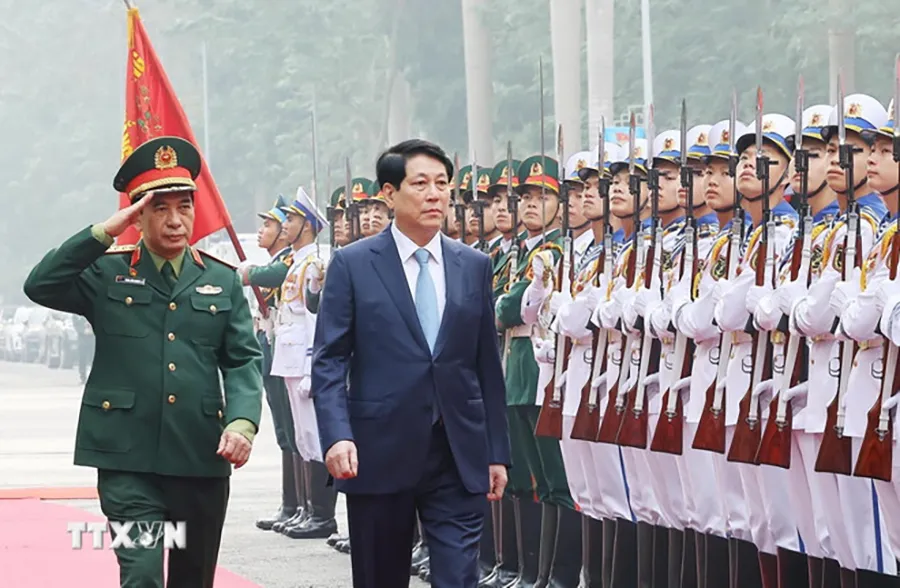 Chủ tịch nước Lương Cường dự, chỉ đạo Hội nghị Quân chính toàn quân 2024