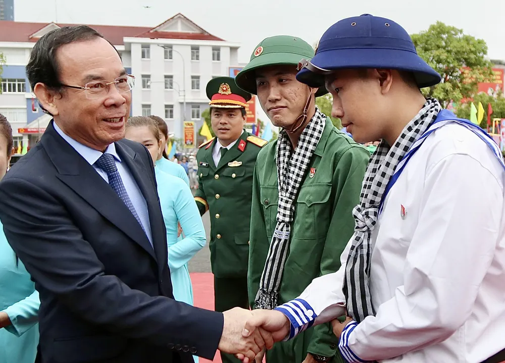 Hơn 4.000 thanh niên TP.HCM lên đường nhập ngũ, hướng về kỷ nguyên mới