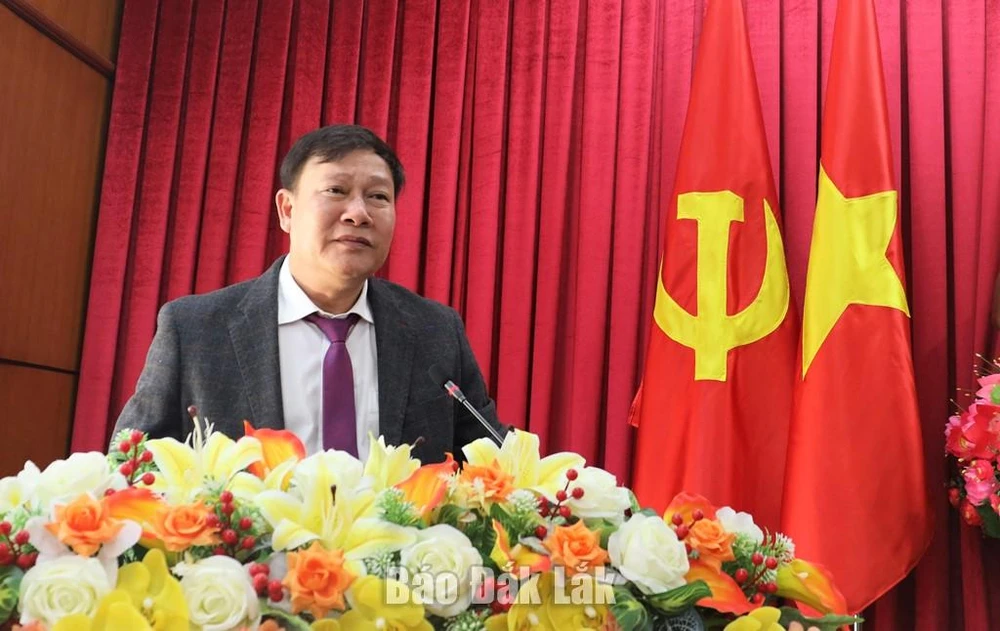 Ban Bí thư chuẩn y ông Trần Phú Hùng, Phó Chủ tịch HĐND tỉnh Đắk Lắk, tham gia Ban Thường vụ Tỉnh ủy. Ảnh: BÁO ĐẮK LẮK ong-tran-phu-hung.jpg