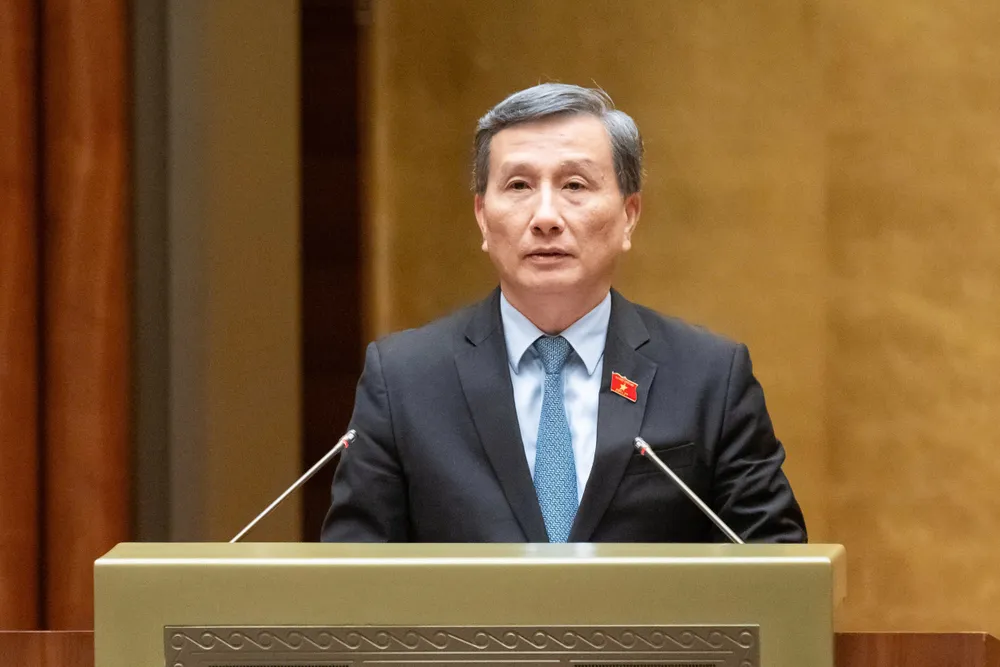 Chủ nhiệm Ủy ban Khoa học, Công nghệ và Môi trường Lê Quang Huy. Ảnh: PHẠM THẮNG Siết quản lý tài sản ảo, tài sản mã hóa