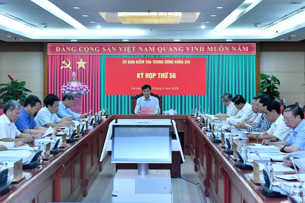 Quang cảnh một kỳ họp của Ủy ban Kiểm tra Trung ương. Ảnh: UBKTTW Ủy ban kiểm tra Trung ương hướng dẫn tiêu chí chọn chủ nhiệm ủy ban kiểm tra các cấp