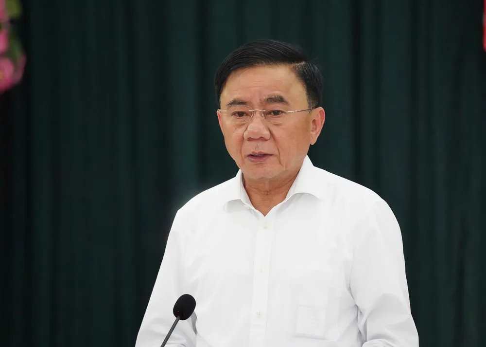 Thường trực Ban Bí thư Trần Cẩm Tú. Ảnh: THUẬN VĂN Quy định mới của Ban Bí thư về bộ máy cơ quan Ủy ban MTTQ cấp tỉnh, xã