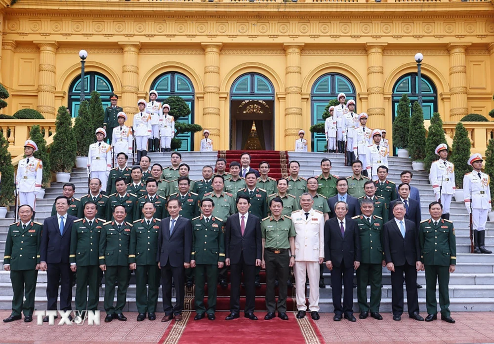 Trao quyết định thăng hàm Thượng tướng cho 4 sỹ quan cấp cao Quân đội và Công an