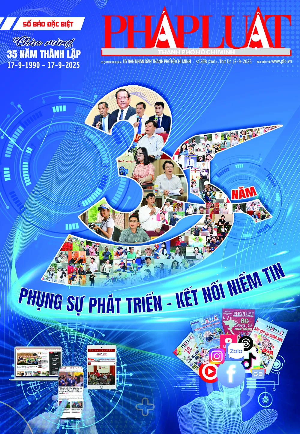 Báo Pháp Luật TP.HCM: 35 năm hành trình 'phụng sự phát triển – Kết nối niềm tin'