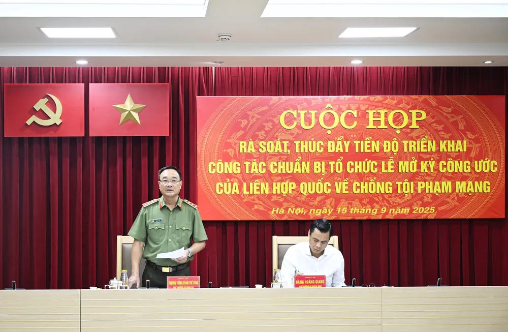 Thứ trưởng Bộ Công an: Công ước Hà Nội mở ra 'cơ hội vàng' cho Việt Nam