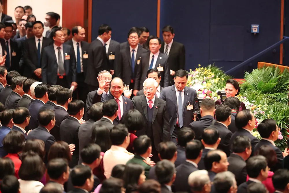 Chùm ảnh: Các đại biểu tại phiên trù bị Đại hội XIII của Đảng ảnh 6