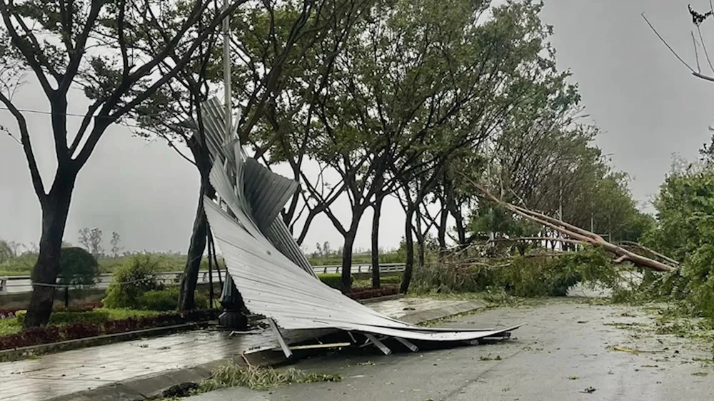 Bão số 4: Đã đổ bộ đất liền, Đà Nẵng- Quảng Nam bị bão quật tơi tả ảnh 51