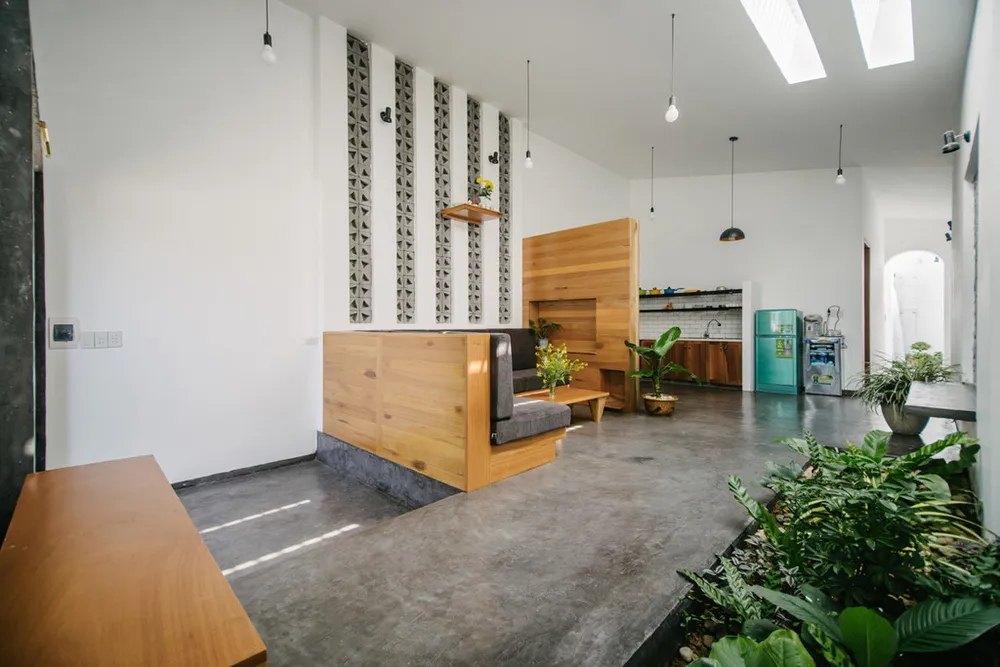 Nhà 1 tầng thiết kế nổi bật giữa Kon Tum ảnh 5 Can nha mot tang thiet ke sau noi bat giua Kon Tum hinh anh 5