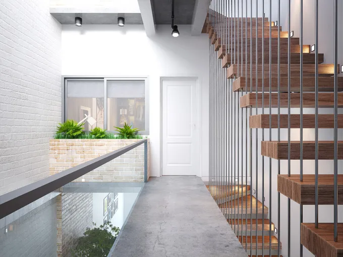 Nhà ống sâu hun hút xây sao cho đẹp? ảnh 8 Tư vấn xây nhà ống sâu hun hút mà phòng nào cũng sáng