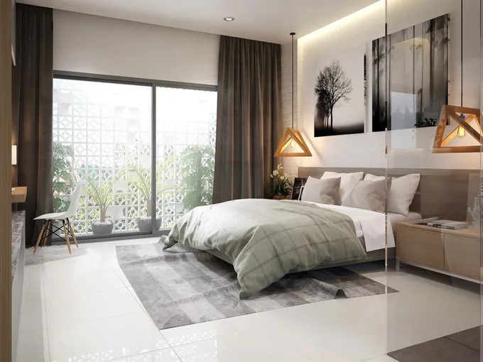 Nhà ống sâu hun hút xây sao cho đẹp? ảnh 10 Tư vấn xây nhà ống sâu hun hút mà phòng nào cũng sáng