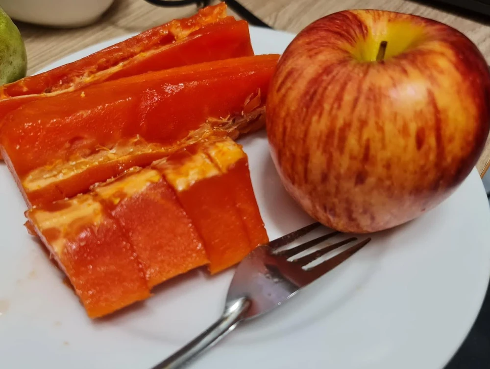 Đu đủ có chứa flavonoid tốt cho người mắc bệnh tiểu đường. Ảnh: NV