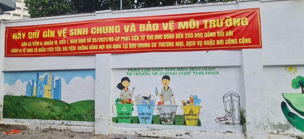 Hình vẽ hướng dẫn người dân phân loại rác tại nguồn