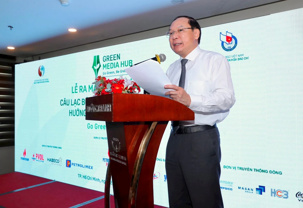 Thứ trưởng Bộ TN&MT Lê Công Thành phát biểu tại sự kiện ông Thanh.jpg
