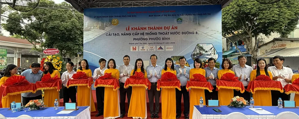 TP Thủ Đức giảm ngập cho nhiều tuyến đường sau khi cải tạo hệ thống thoát nước