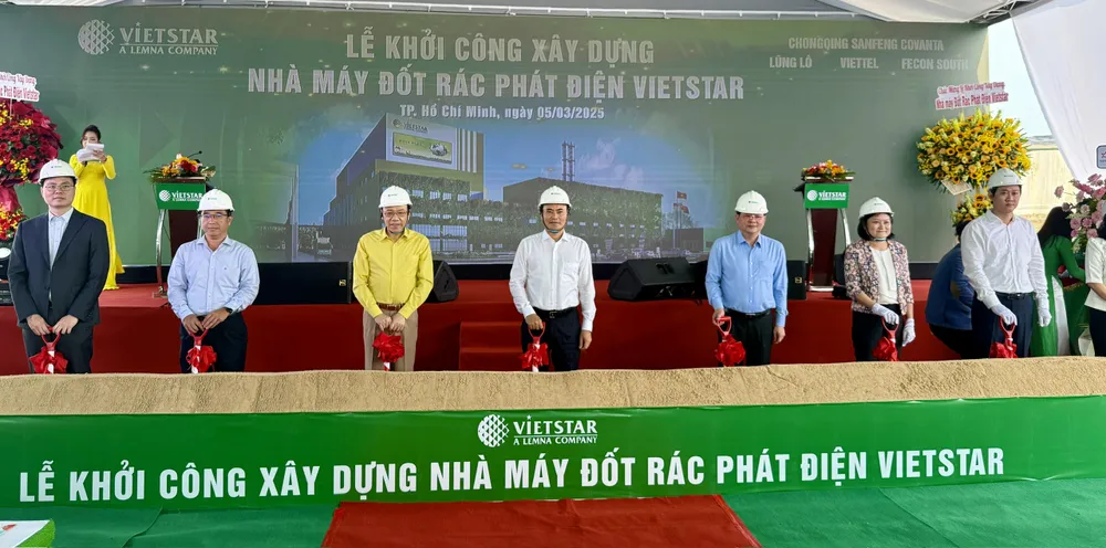 TP.HCM khởi công nhà máy đốt rác phát điện thứ hai với công suất xử lý rác lớn