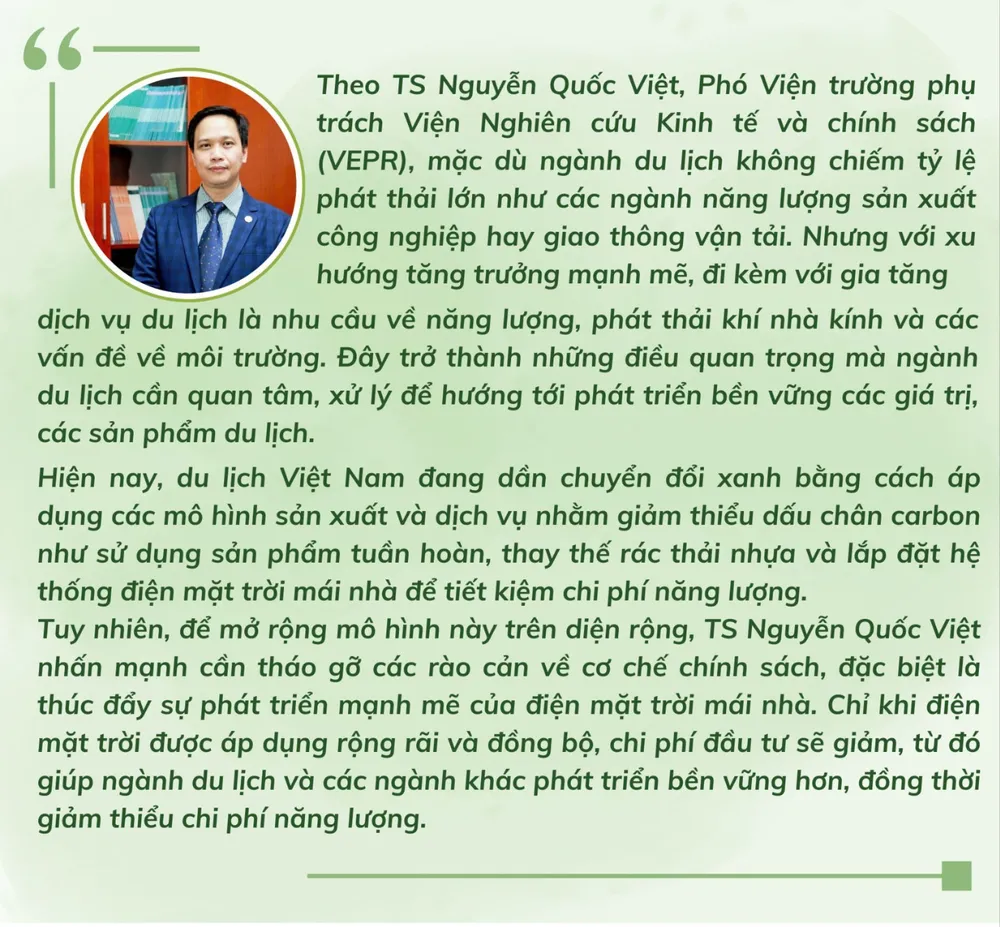 Kỳ 1: Phát triển du lịch xanh: Đột phá từ mô hình 'khách sạn xanh' và 'giao thông xanh'