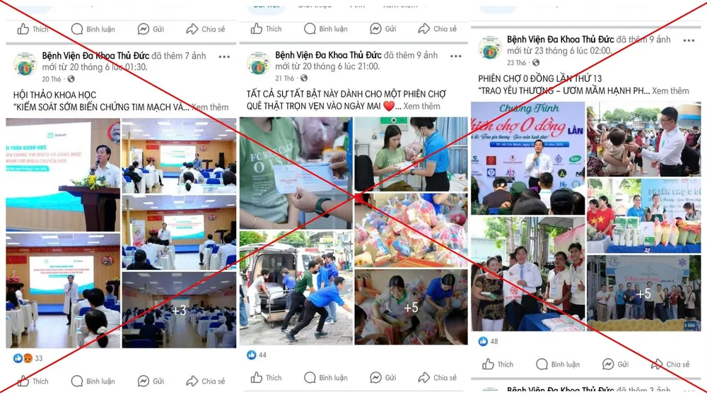 Cảnh báo giả mạo bệnh viện để lừa đảo từ thiện