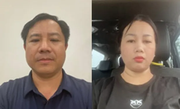 Cặp vợ chồng 'nổ' có quan hệ với lãnh đạo công ty để chiếm đoạt gần 1,4 tỷ đồng.jpeg