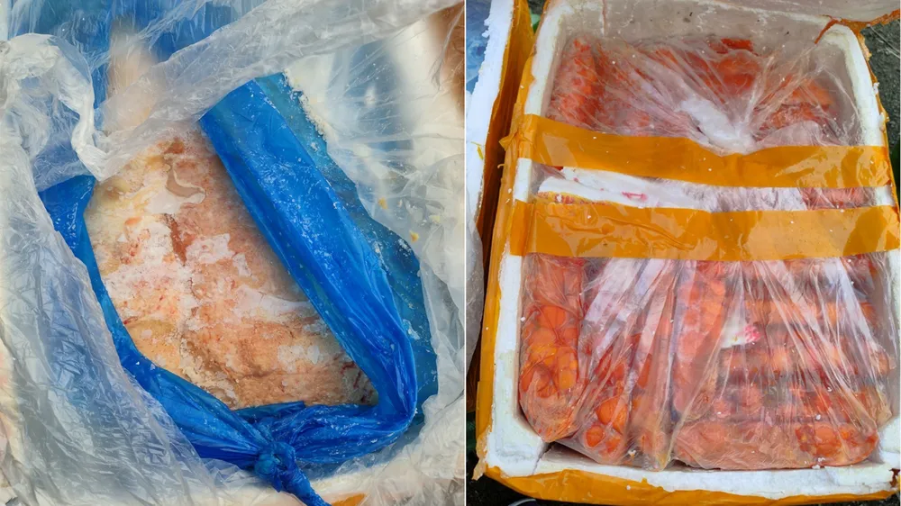 Thu giữ 1 tấn nội tạng động vật hôi thối chuẩn bị giao đến quán ăn.jpg