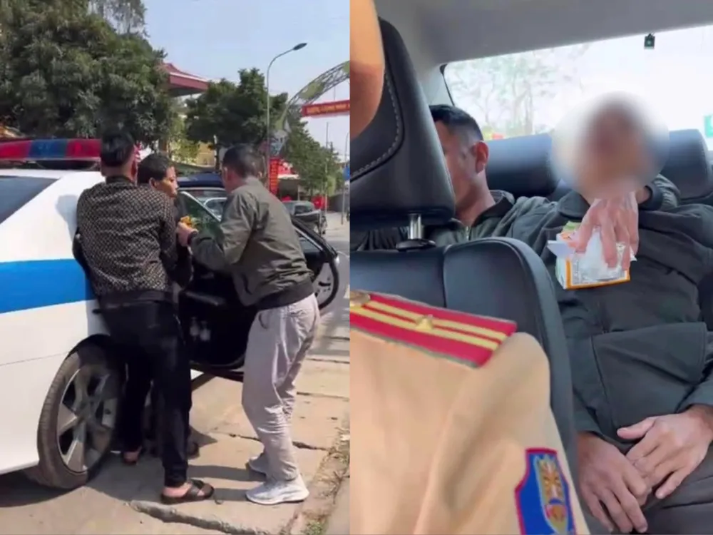 Csgt phú thọ đưa người đột quỵ được đưa đi cấp cứu.JPG