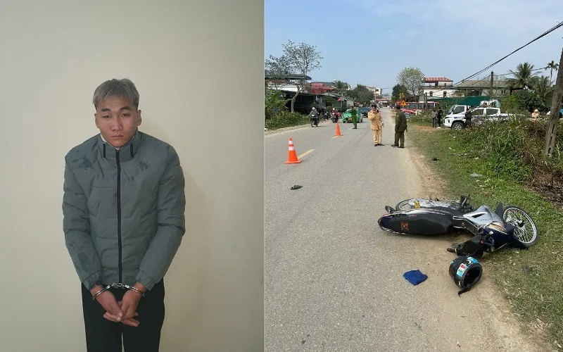 Ngô Văn Ngọc Duy và hiện trường xảy ra vụ việc. Ảnh: CAHB hoà bình.jpeg