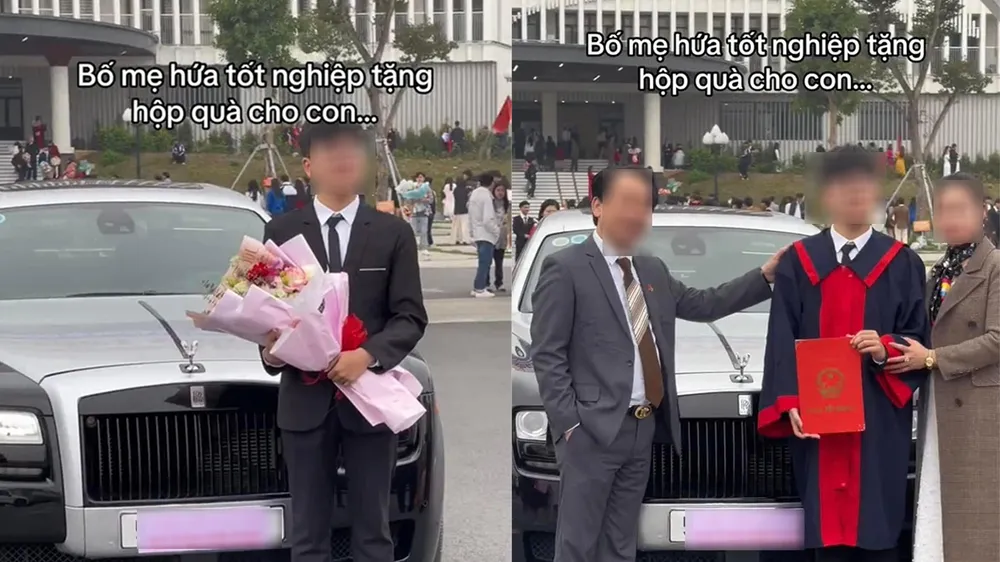 'Bố tặng con xe Roll Royce' ở Phú Thọ là thông tin không chính xác.jpg