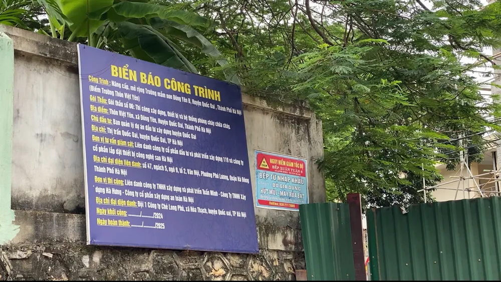 Cận cảnh dự án trường mầm non xảy ra tai nạn lao động làm 3 người chết 2.jpg