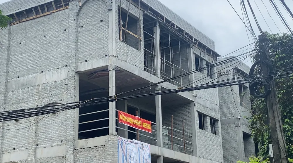 Cận cảnh dự án trường mầm non xảy ra tai nạn lao động làm 3 người chết.jpg