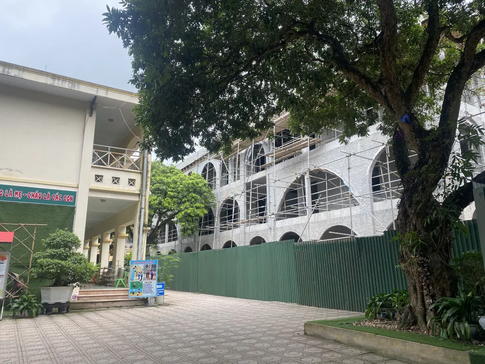 Cận cảnh dự án trường mầm non xảy ra tai nạn lao động làm 3 người chết 5.jpg