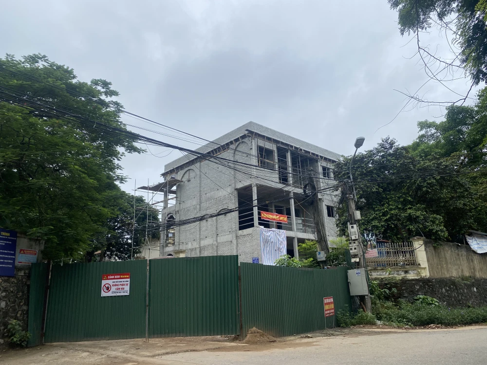 Dự án nâng cấp, mở rộng trường mầm non Đông Yên B xảy ra tai nạn làm 3 người chết, 7 người bị thương có tổng vốn đầu tư 45 tỷ đồng. Ảnh: Xuân Nguyễn Hà Nội điều tra một vụ tai nạn lao động 3 người chết, 7 người bị