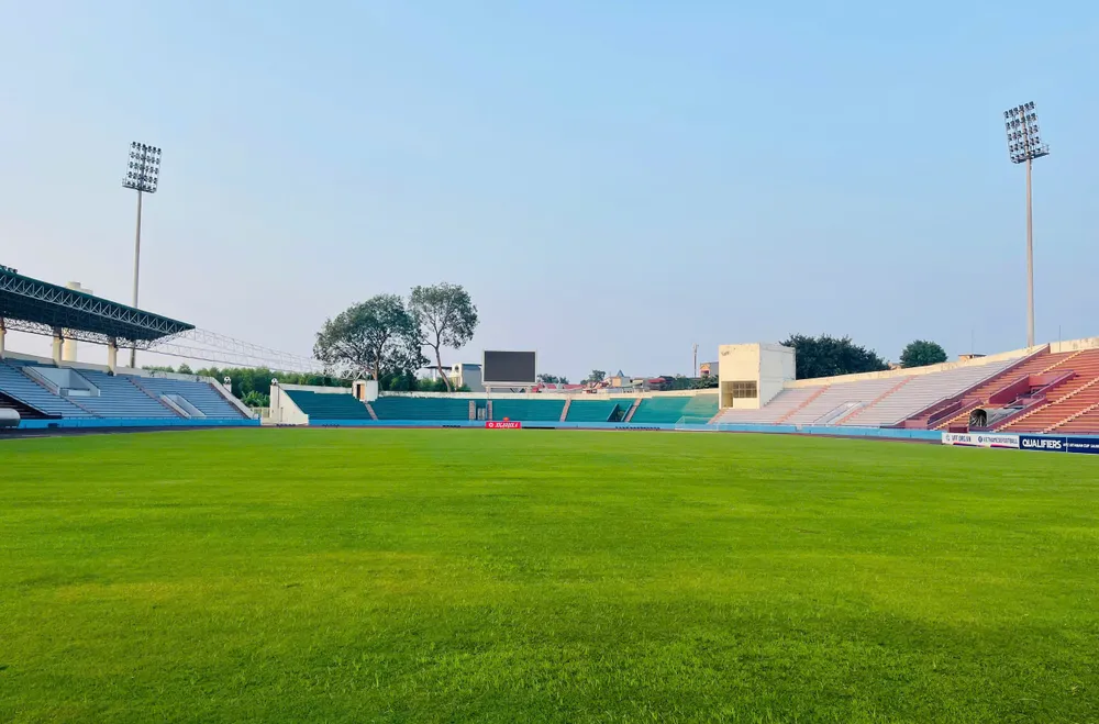 Cận cảnh sân Việt Trì, sẵn sàng làm sân nhà ĐT Việt Nam tại AFF Cup 2024 7.jpg