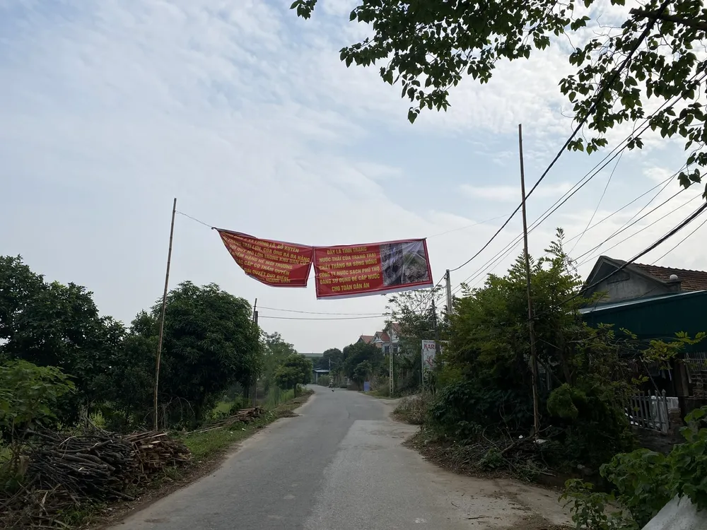 Một trang trại lợn gây hôi thối cho người dân hai xã 8.jpg