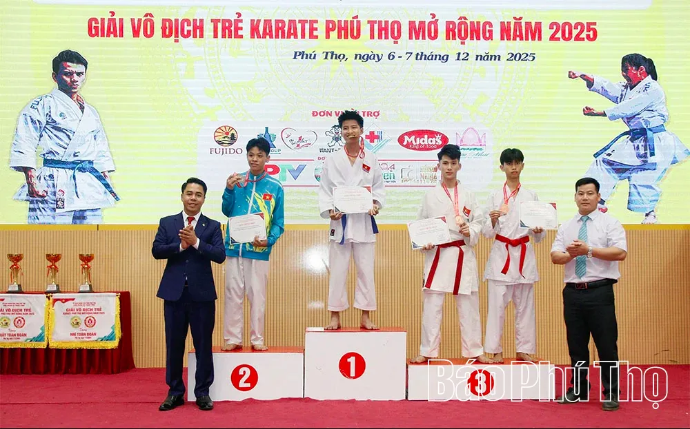 Phú Thọ thu hút hơn 800 VĐV dự Giải Karate trẻ mở rộng 2025 2.png