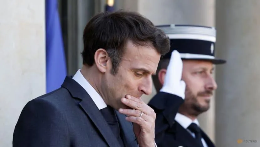 Tổng thống Pháp Emmanuel Macron tại Điện Elysee, Paris, ngày 21-3. Ảnh: REUTERS Tổng thống Pháp Emmanuel Macron tại Điện Elysee, Paris, ngày 21-3. Ảnh: REUTERS